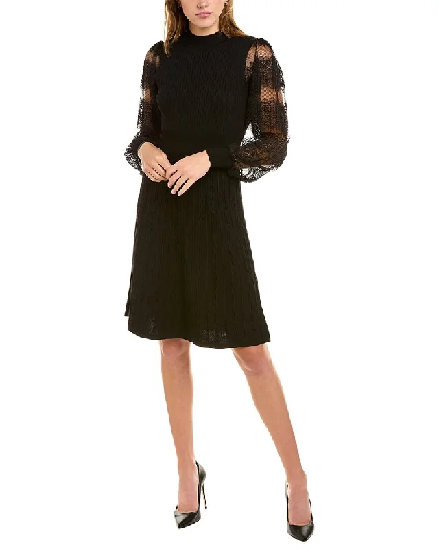 Nanette by Nanette Lepore Coco Sweaterdress Chunky Knit Sweater Dress