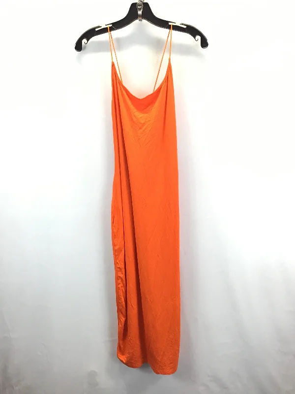 Orange Dress Casual Midi Shein, Size 1x Classic Midi Skirt