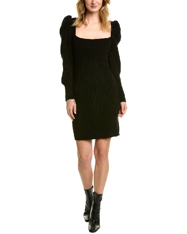 WAYF Tie-Back Sweaterdress Chunky Sweater Dress