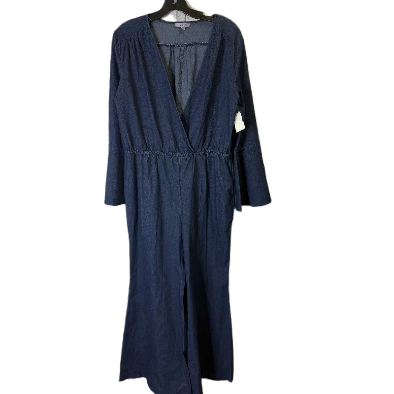 Jumpsuit By Eien In Blue Denim, Size: 1x Slim Denim Skirt