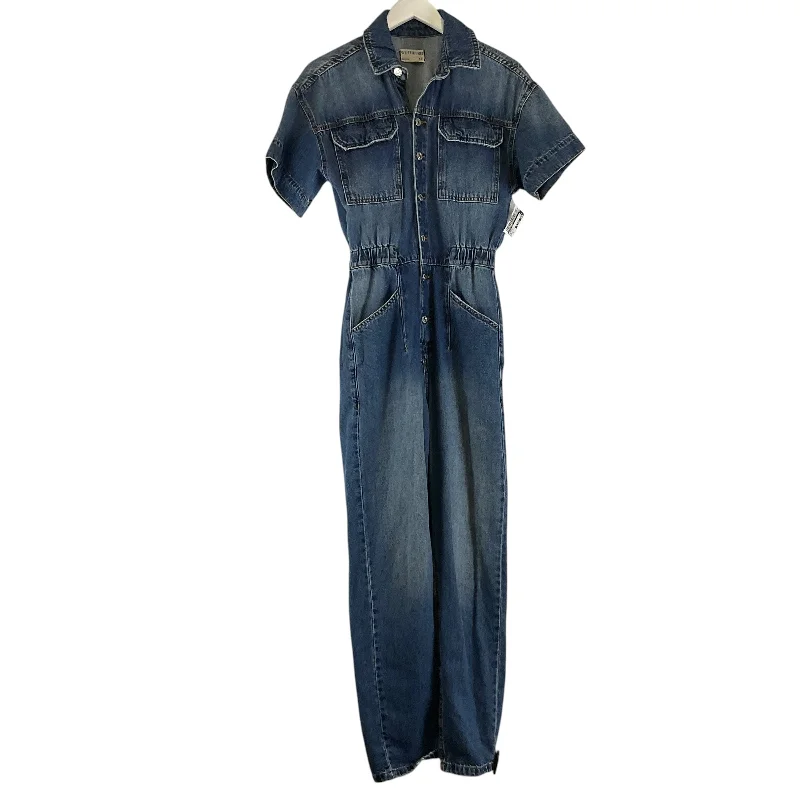 Jumpsuit By We The Free In Blue Denim, Size: Xs Vintage Style Denim