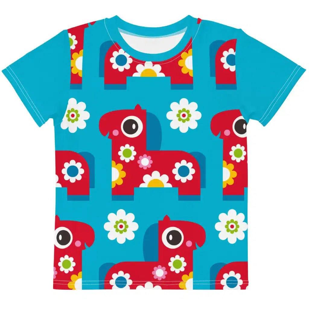 PONY BLOOM turquoise - Kid's T-shirt Casual Button Shirt