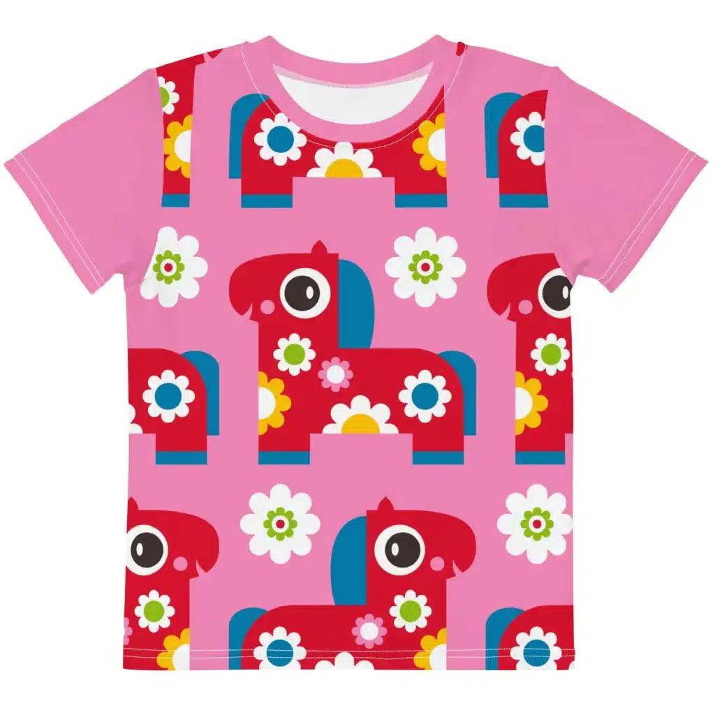 PONY BLOOM pink - Kid's T-shirt Trendy Shirt Dress