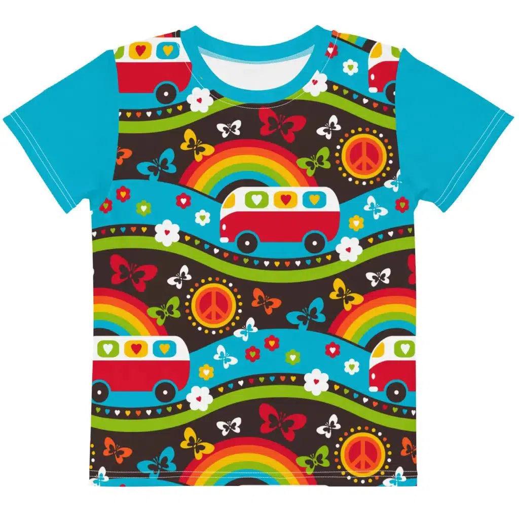 HIPPIE DAY rainbow - Kid's T-shirt Elegant Shirt Dress