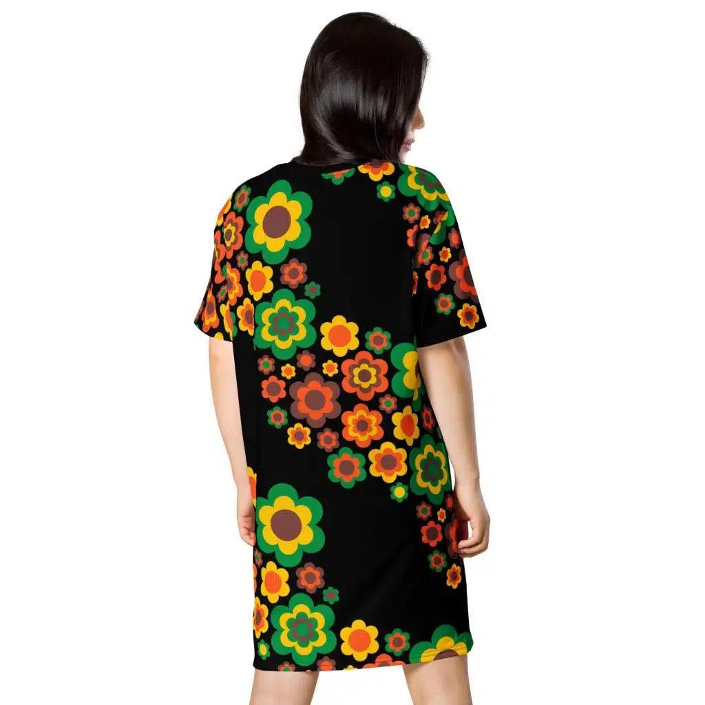 FLORA FOREVER retro - T-shirt dress Office Shirt Dress